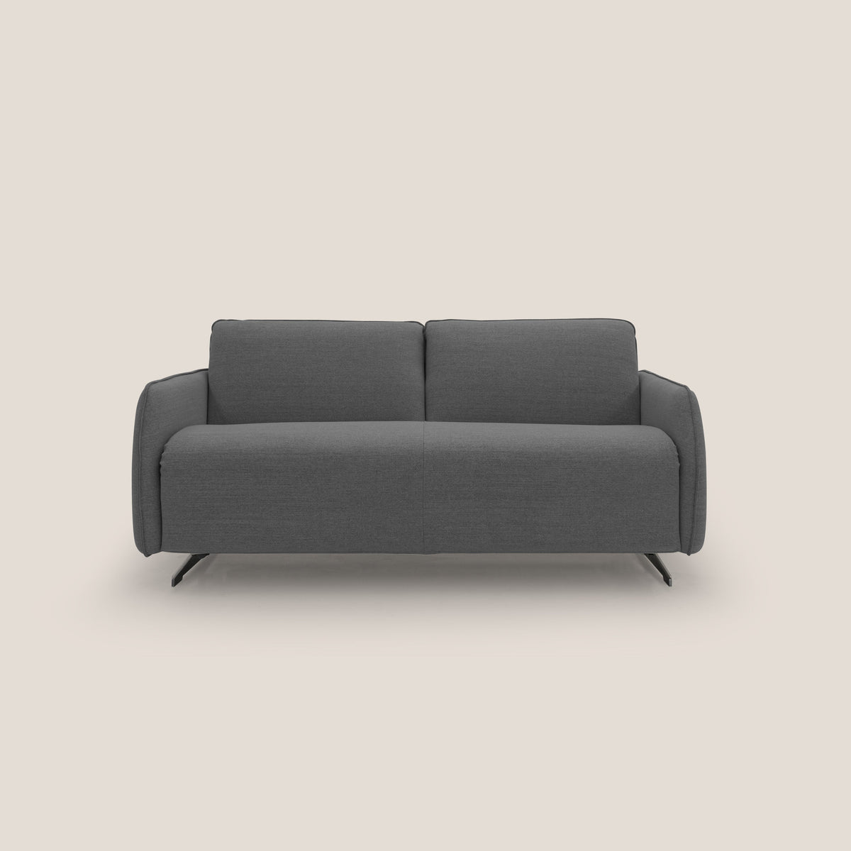 Texas Divano letto matrimoniale moderno in tessuto impermeabile T19 antracite - divitt.sbs