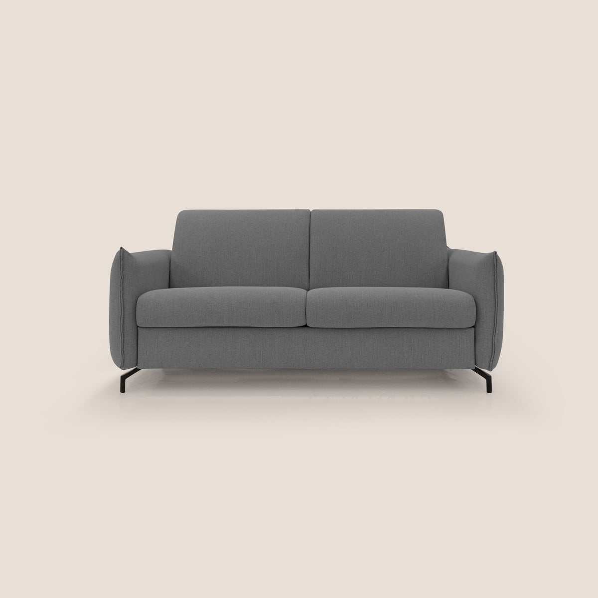 Scarlet divano letto in tessuto misto cotone impermeabile T19 antracite - divitt.sbs
