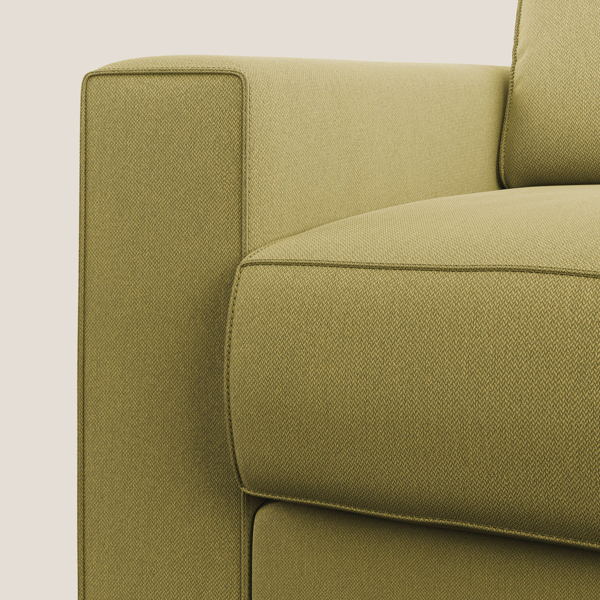 Dream poltrona letto in tessuto smacchiabile T05 giallo - divitt.sbs