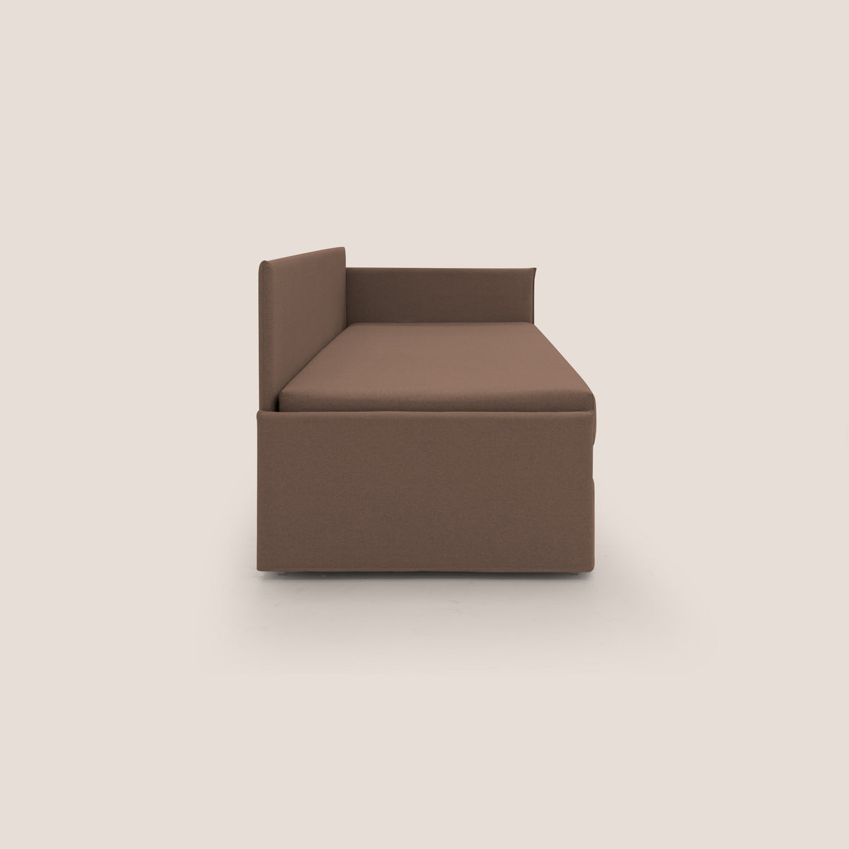 Durini Divano duplex con doppio letto in tessuto simil cotone impermeabile T13 marrone - divitt.sbs