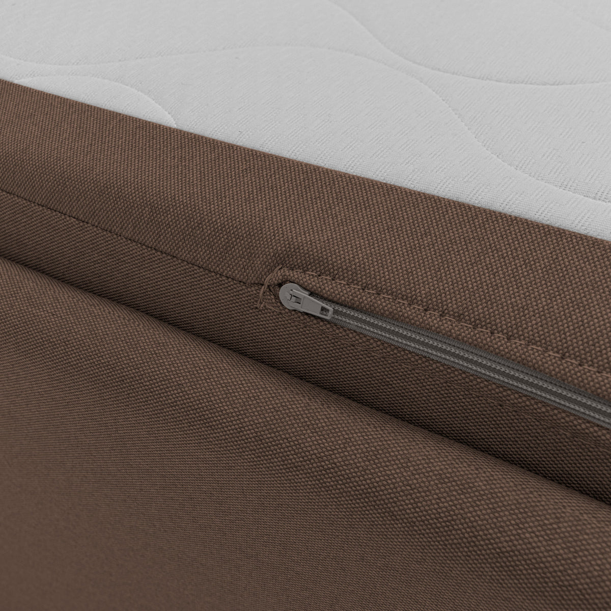 Nolo Divano duplex con doppio letto in tessuto simil cotone impermeabile T13 marrone - divitt.sbs