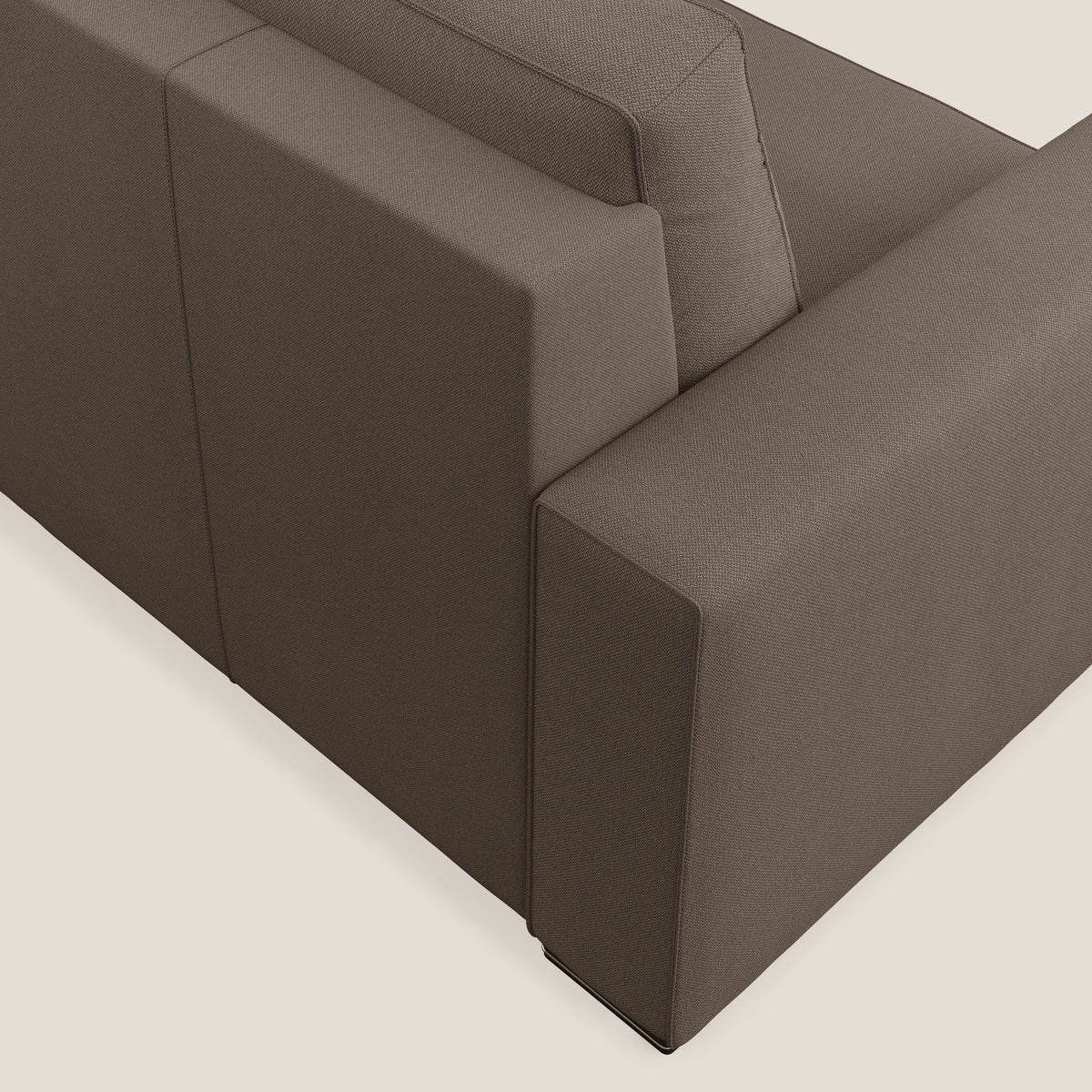Dream poltrona letto in tessuto smacchiabile T05 marrone - divitt.sbs