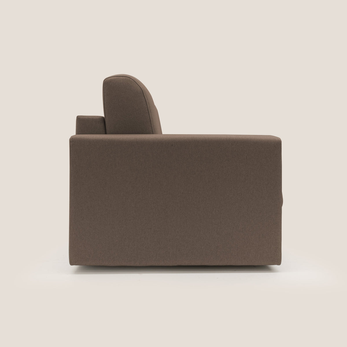 Chris Divano letto matrimoniale in tessuto impermeabile T13 marrone - divitt.sbs