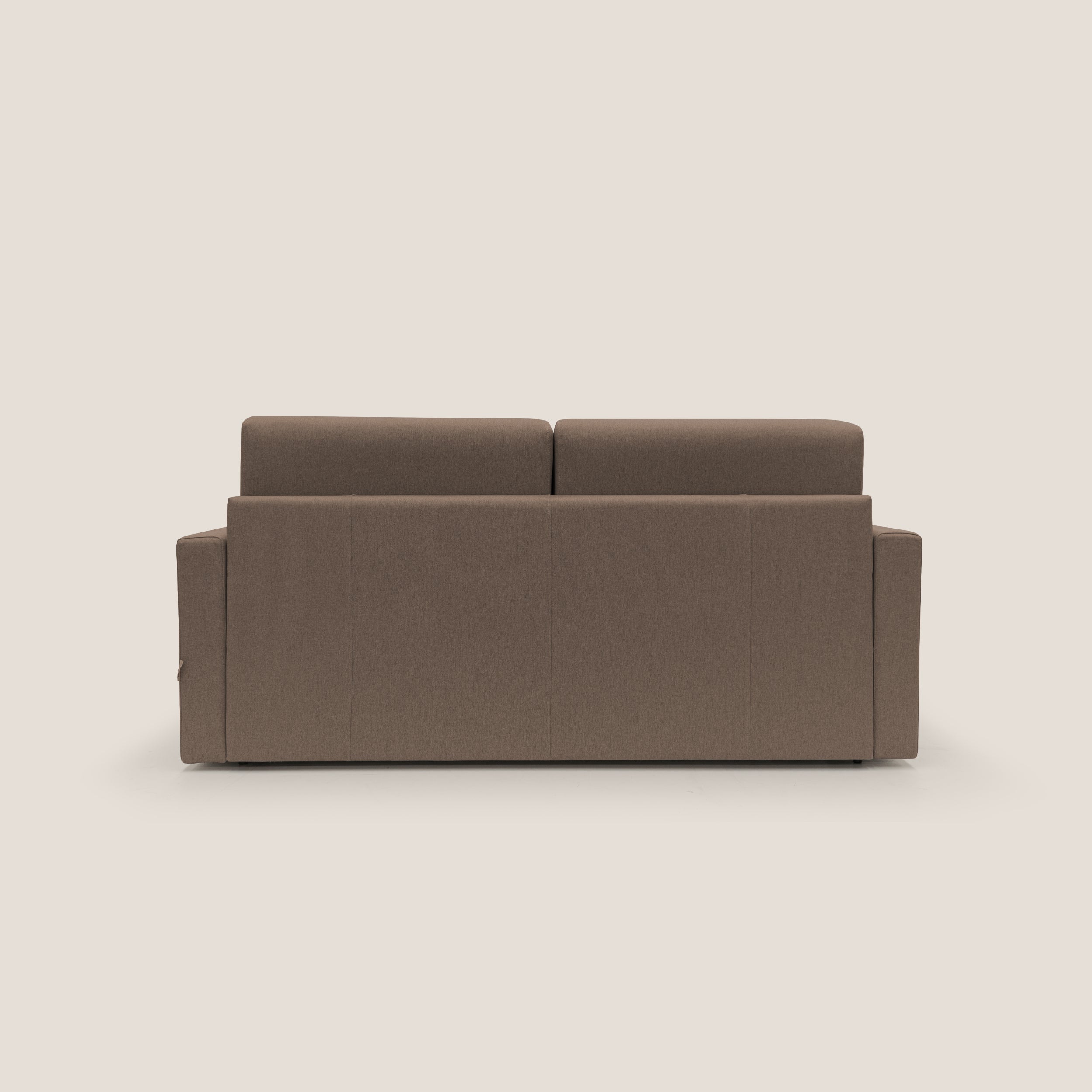 Chris Divano letto matrimoniale in tessuto impermeabile T13 marrone - divitt.sbs