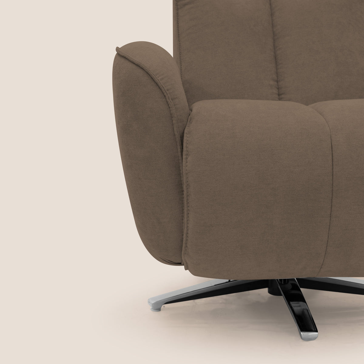 EVA Poltroncina RELAX in morbido tessuto impermeabile T02 marrone - divitt.sbs