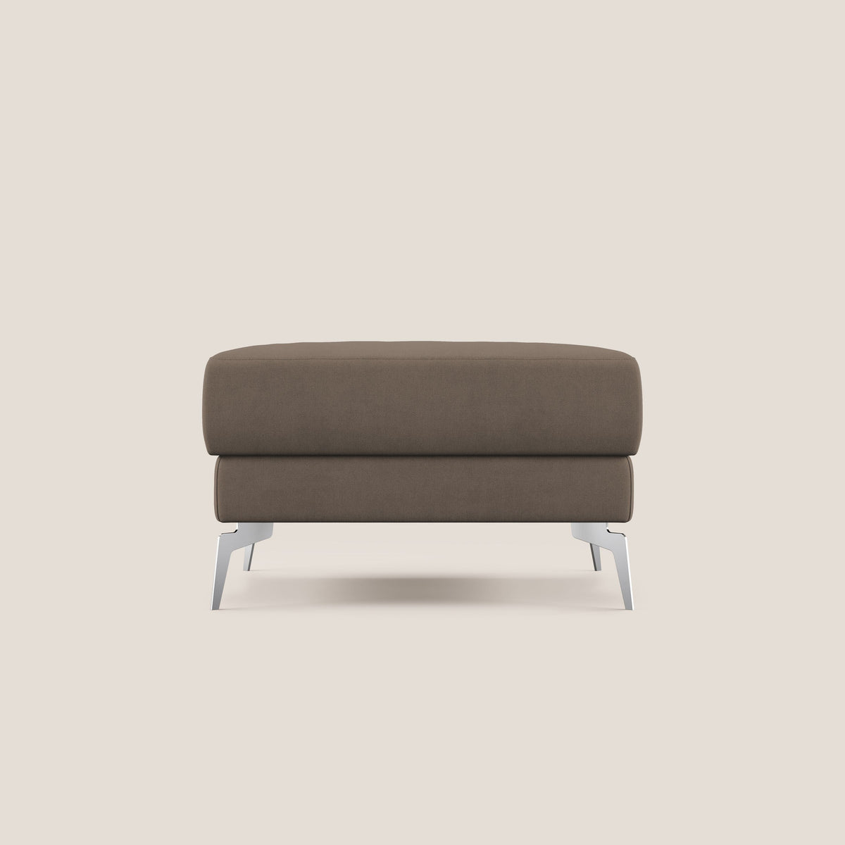 Star Pouf con piedini alti in tessuto impermeabile T02 marrone - divitt.sbs