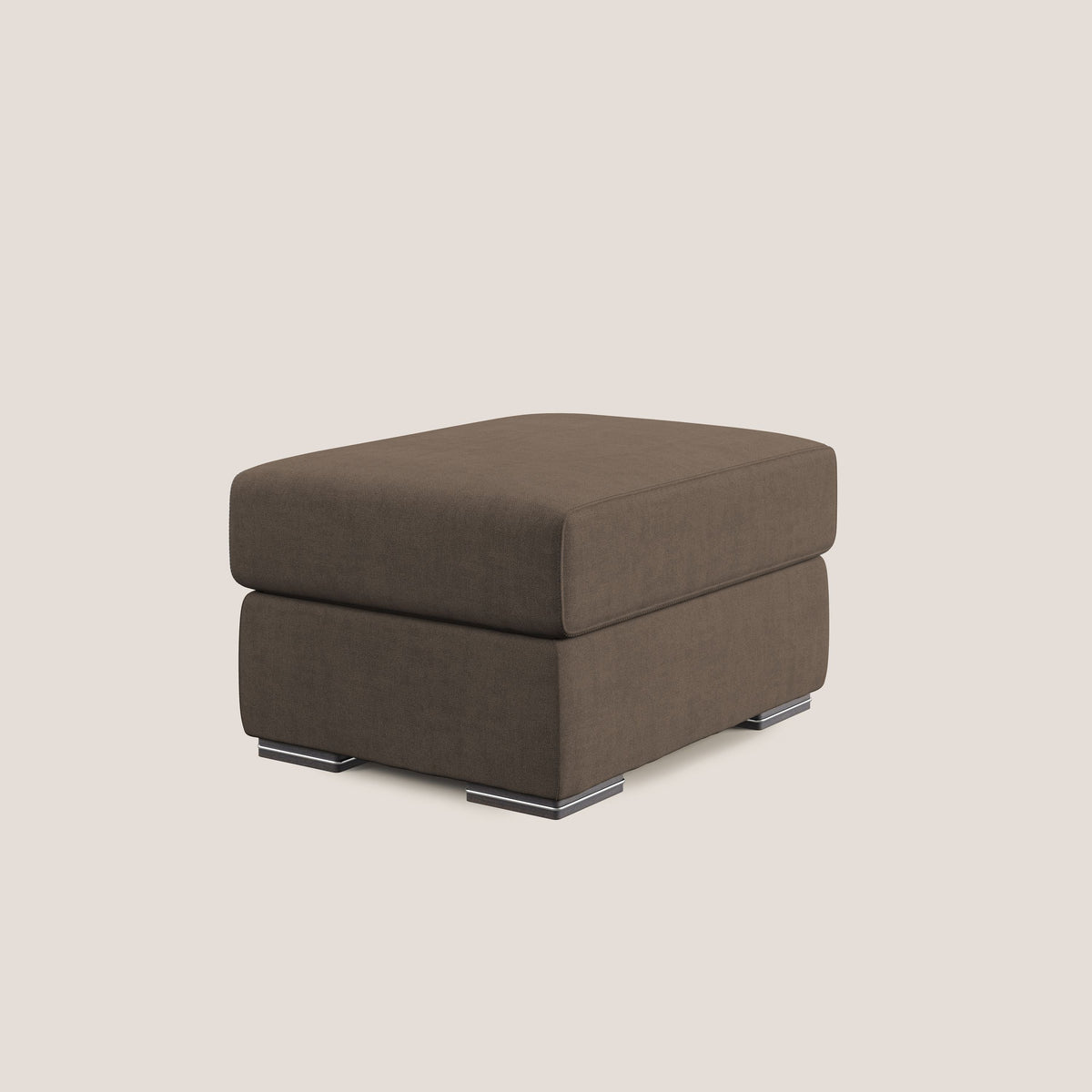 Sun pouf apribile contenitore in tessuto impermeabile T02 marrone - divitt.sbs