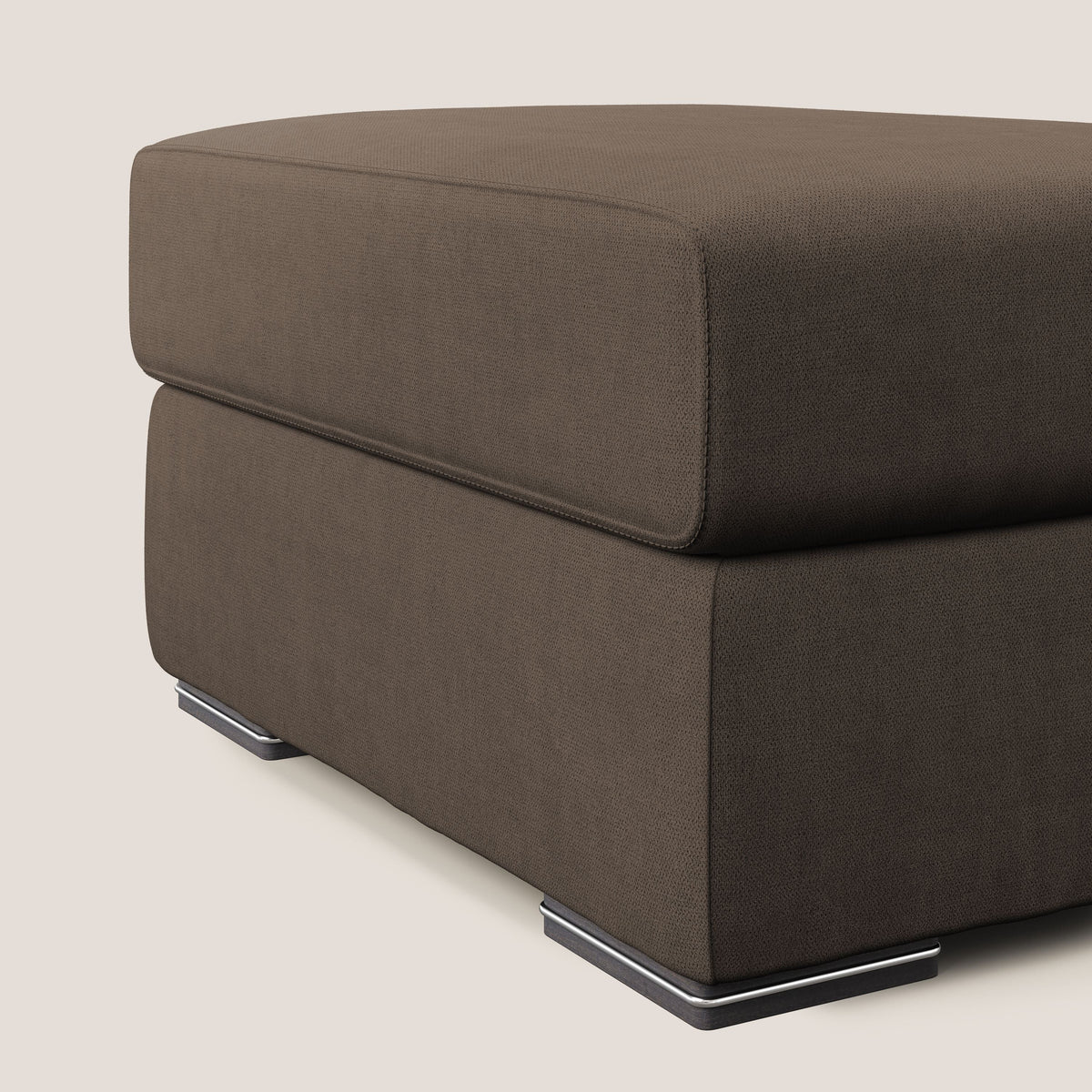 Sun pouf apribile contenitore in tessuto impermeabile T02 marrone - divitt.sbs
