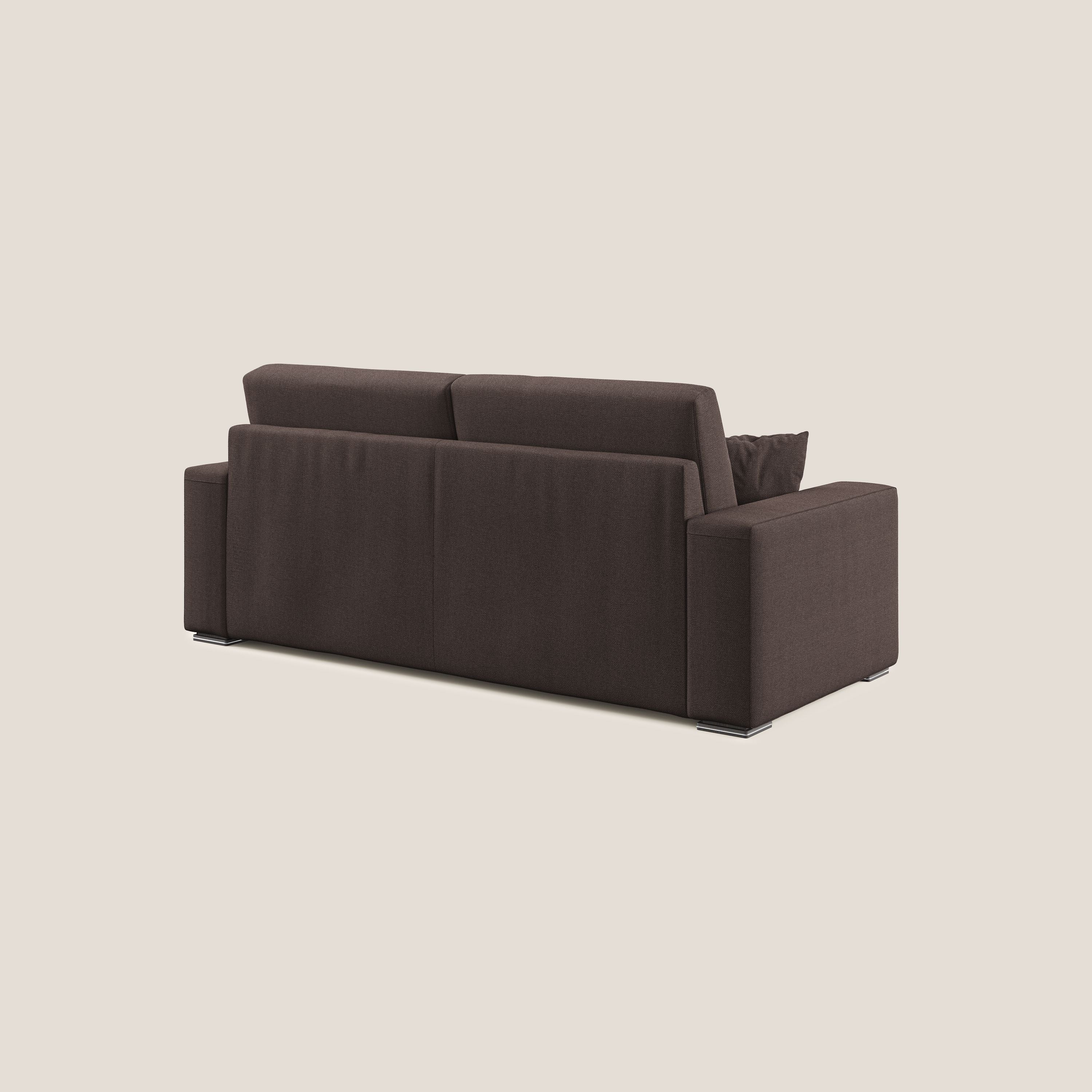 Marte divano in tessuto smacchiabile impermeabile T08 marrone - divitt.sbs