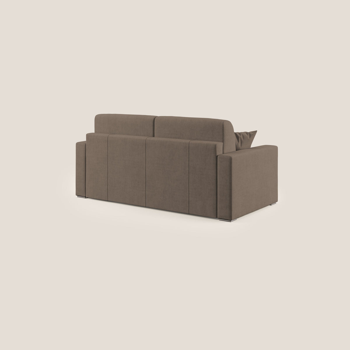 Best Divano letto matrimoniale in tessuto impermeabile T02 marrone - divitt.sbs