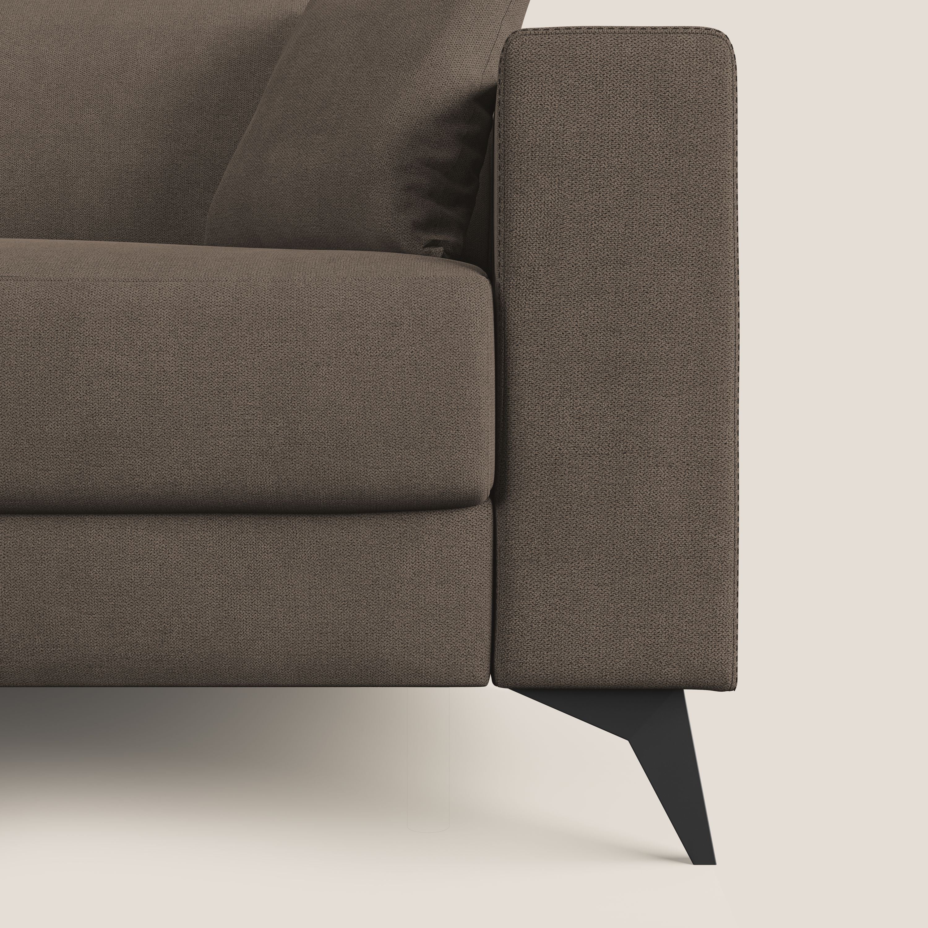 Pegaso divano letto con poggiatesta reclinabili e rivestimento T02 marrone - divitt.sbs