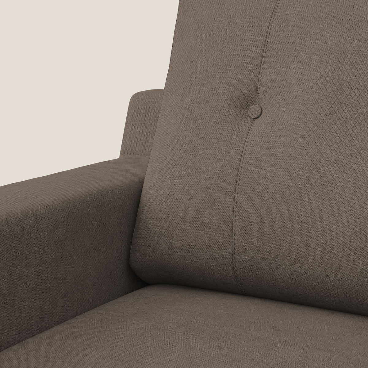 Danish poltroncina in tessuto morbido impermeabile T02 marrone - divitt.sbs