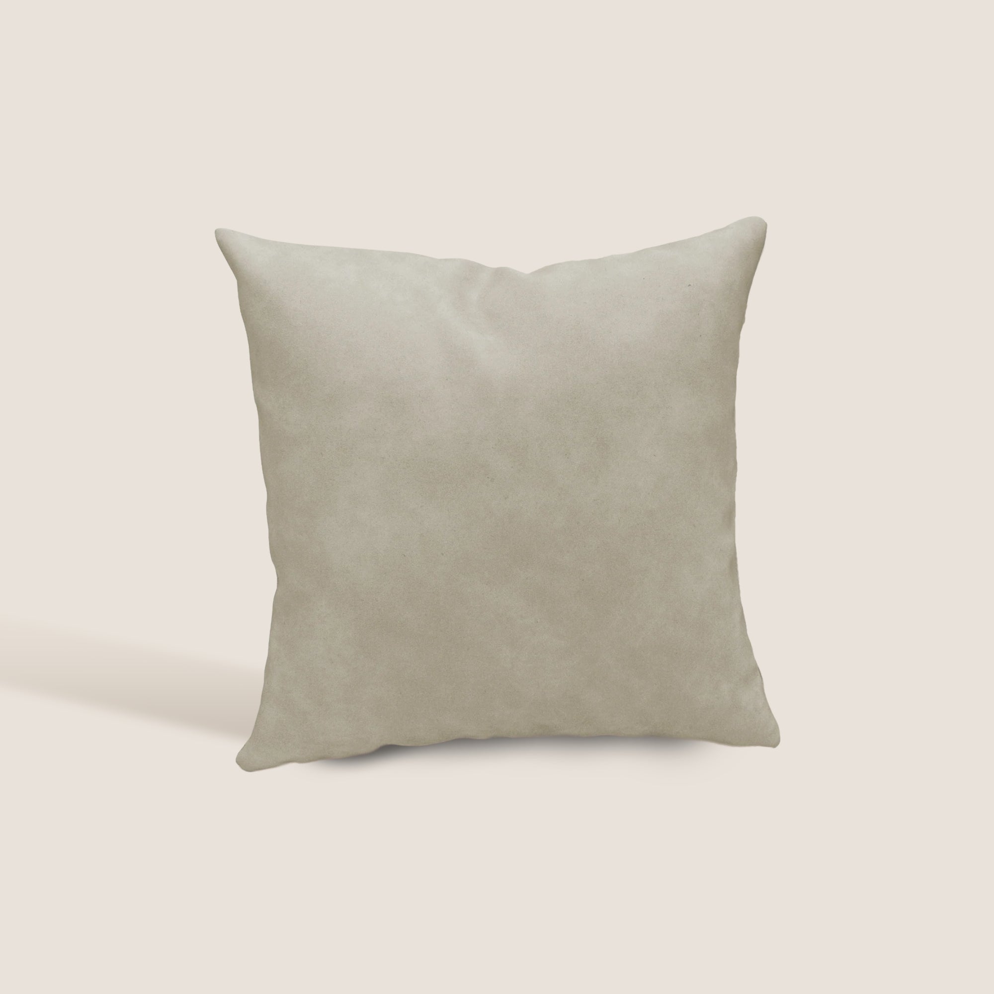 Atlanta cuscino quadrato disponibile in diversi colori realizzato in ecopelle primofiore beige - divitt.sbs