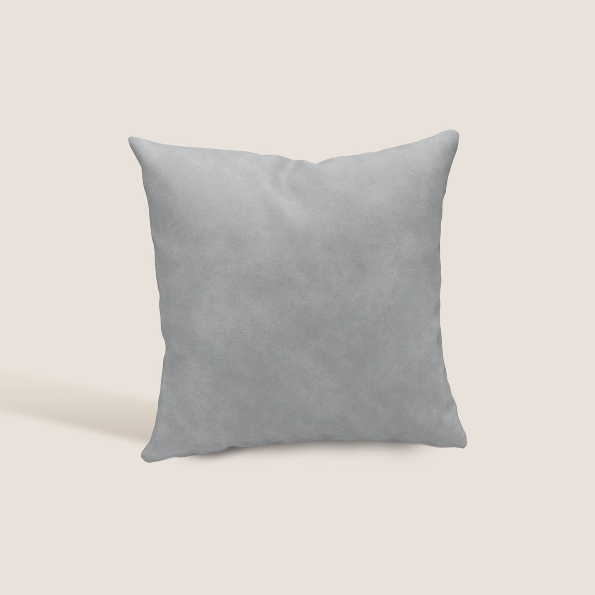 Atlanta cuscino quadrato disponibile in diversi colori realizzato in ecopelle primofiore grigio - divitt.sbs