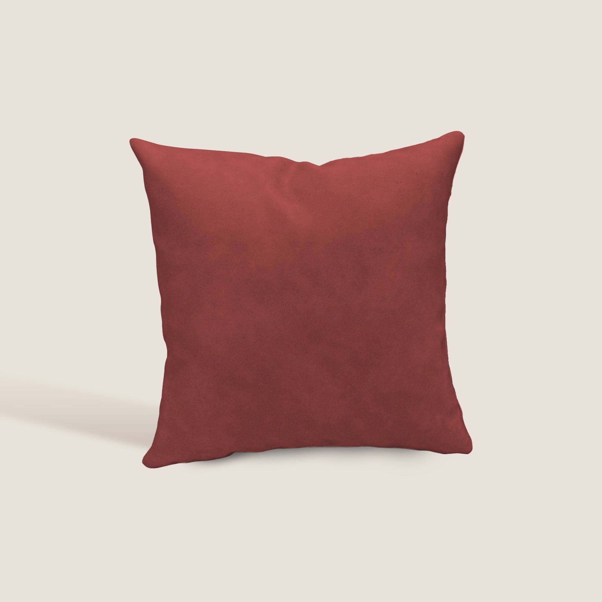 Atlanta cuscino quadrato disponibile in diversi colori realizzato in ecopelle primofiore rosso - divitt.sbs
