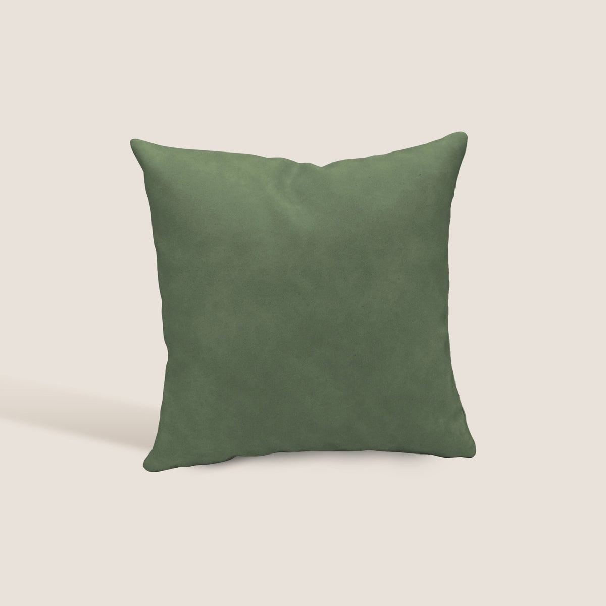 Atlanta cuscino quadrato disponibile in diversi colori realizzato in ecopelle primofiore verde - divitt.sbs