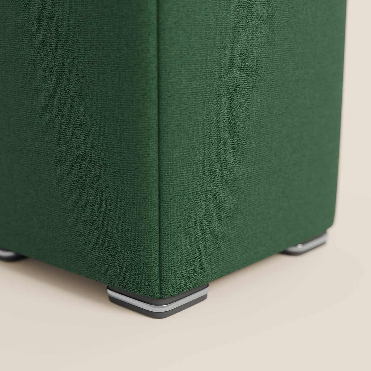 Cube pouf in tessuto morbido impermeabile T08 VERDE - divitt.sbs