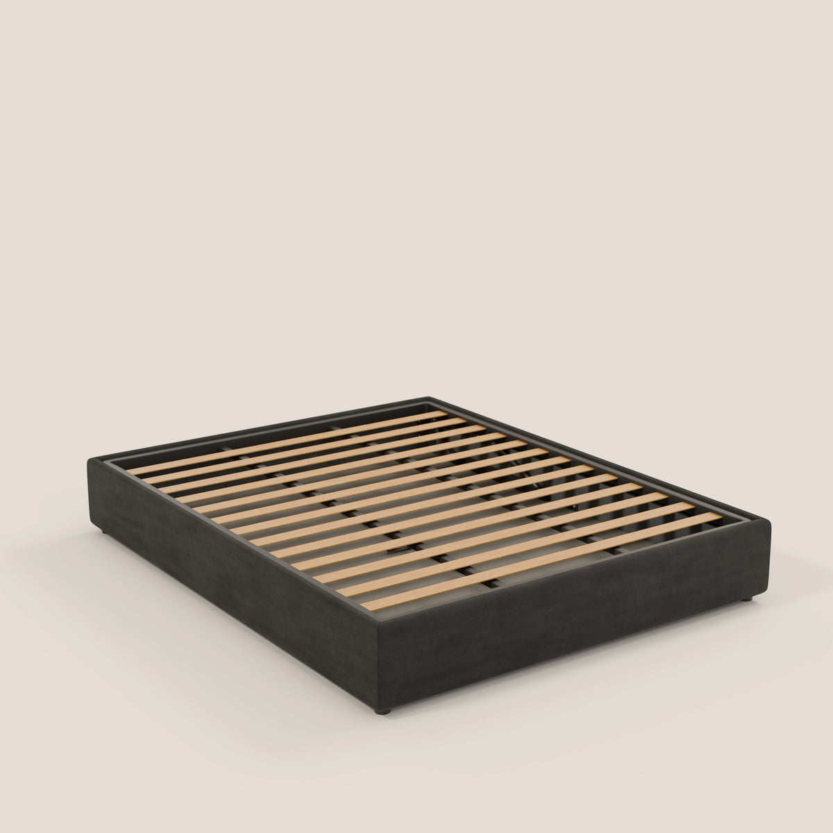 Ina sommier con ampio contenitore in microfibra smacchiabile ed impermeabile T11 - divitt.sbs