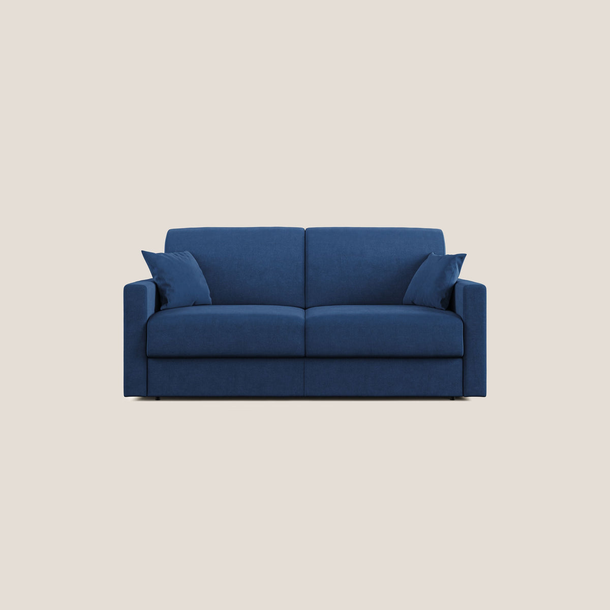 Chris Divano letto in microfibra smacchiabile T11 blu - divitt.sbs