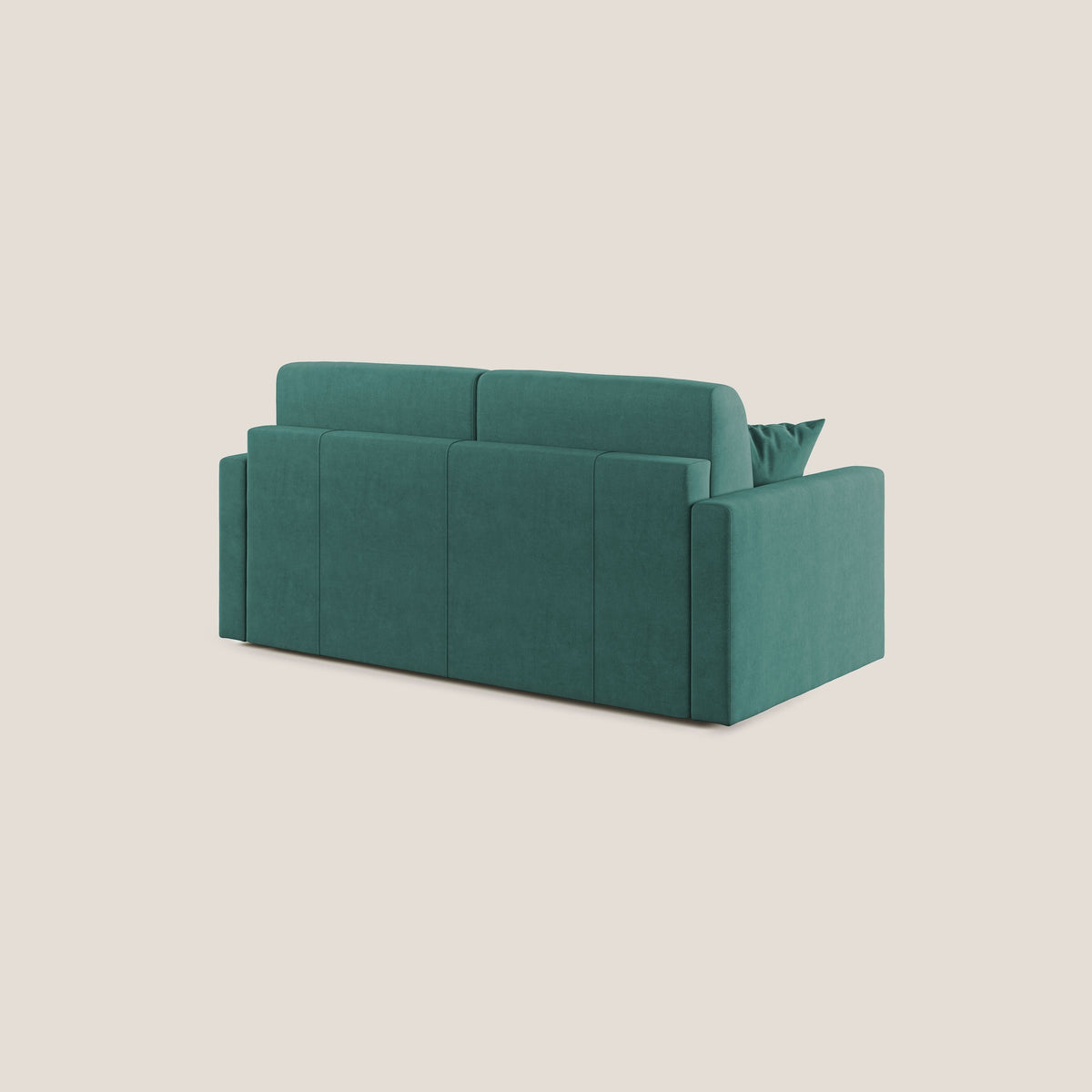 Chris Divano letto in microfibra smacchiabile T11 petrolio - divitt.sbs