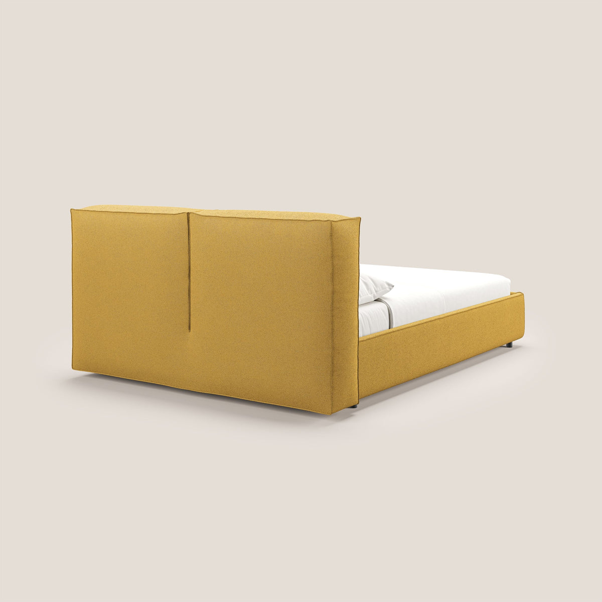Cocoon letto imbottito contenitore sfoderabile in bouclet impermeabile T07 giallo - divitt.sbs