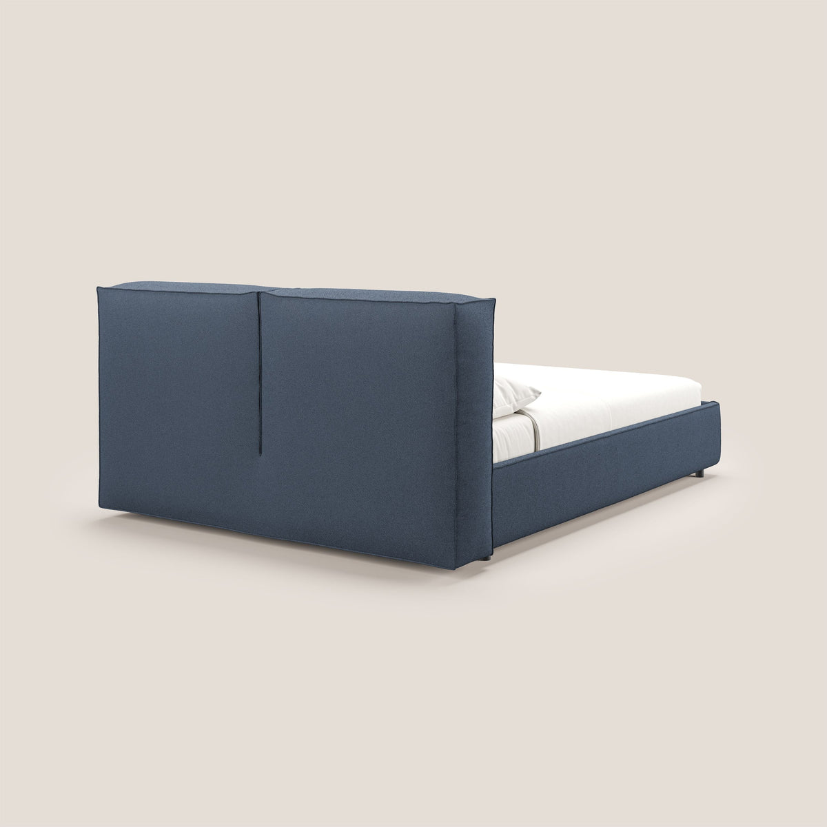 Cocoon letto imbottito contenitore sfoderabile in bouclet impermeabile T07 blu - divitt.sbs