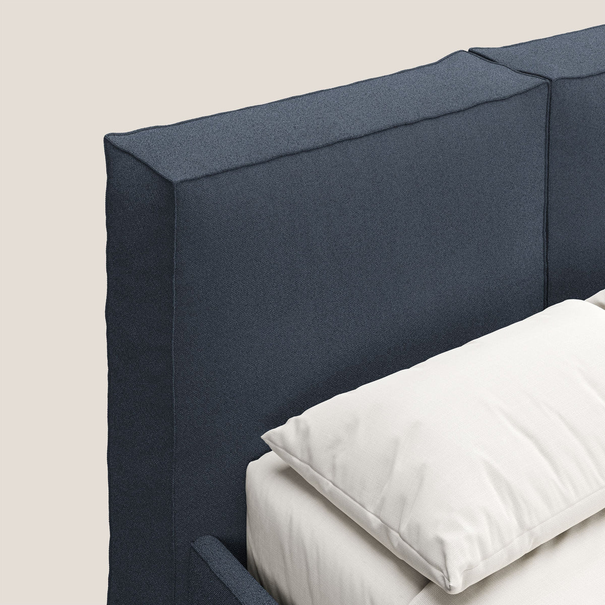 Cocoon letto imbottito contenitore sfoderabile in bouclet impermeabile T07 blu - divitt.sbs