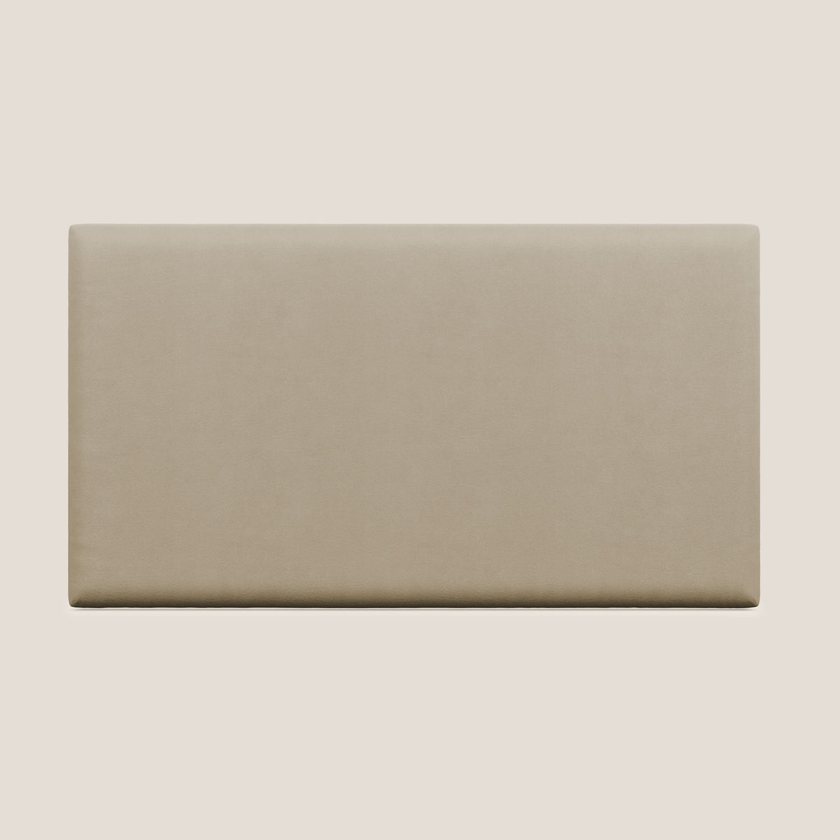 Testata pannello a muro piccola di varie dimensioni in microfibra smacchiabile T11 beige - divitt.sbs