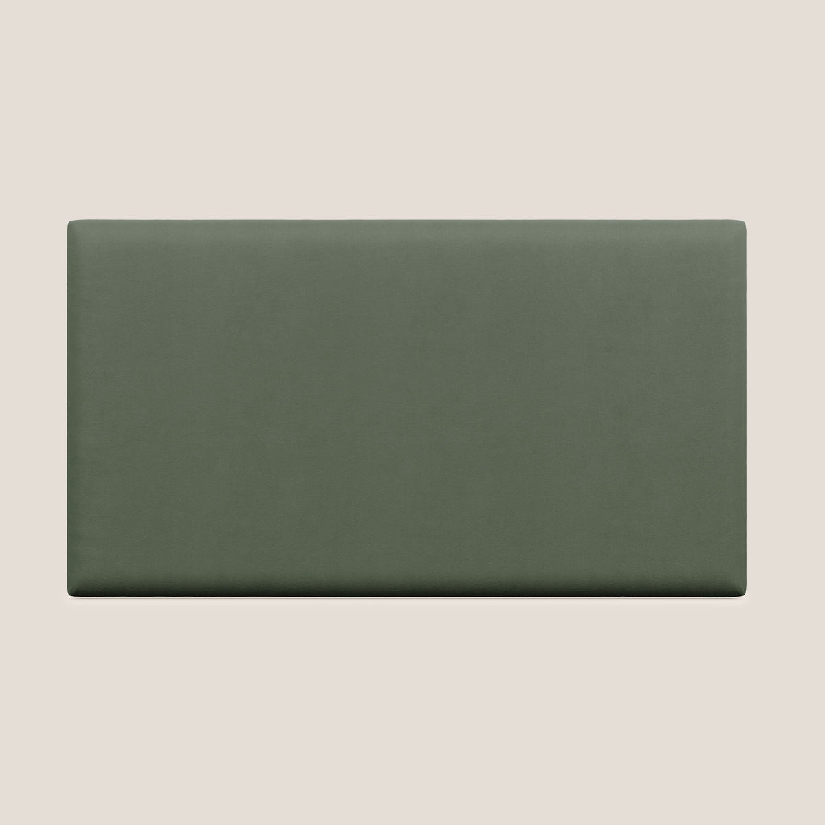 Testata pannello a muro media di varie dimensioni in microfibra smacchiabile T11 verde - divitt.sbs