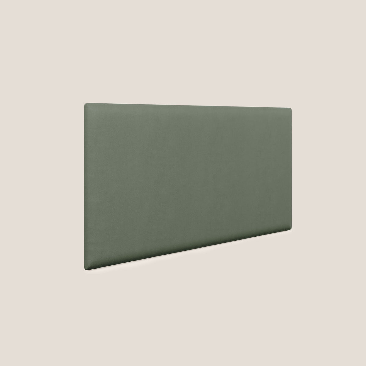 Testata pannello a muro piccola di varie dimensioni in microfibra smacchiabile T11 verde - divitt.sbs
