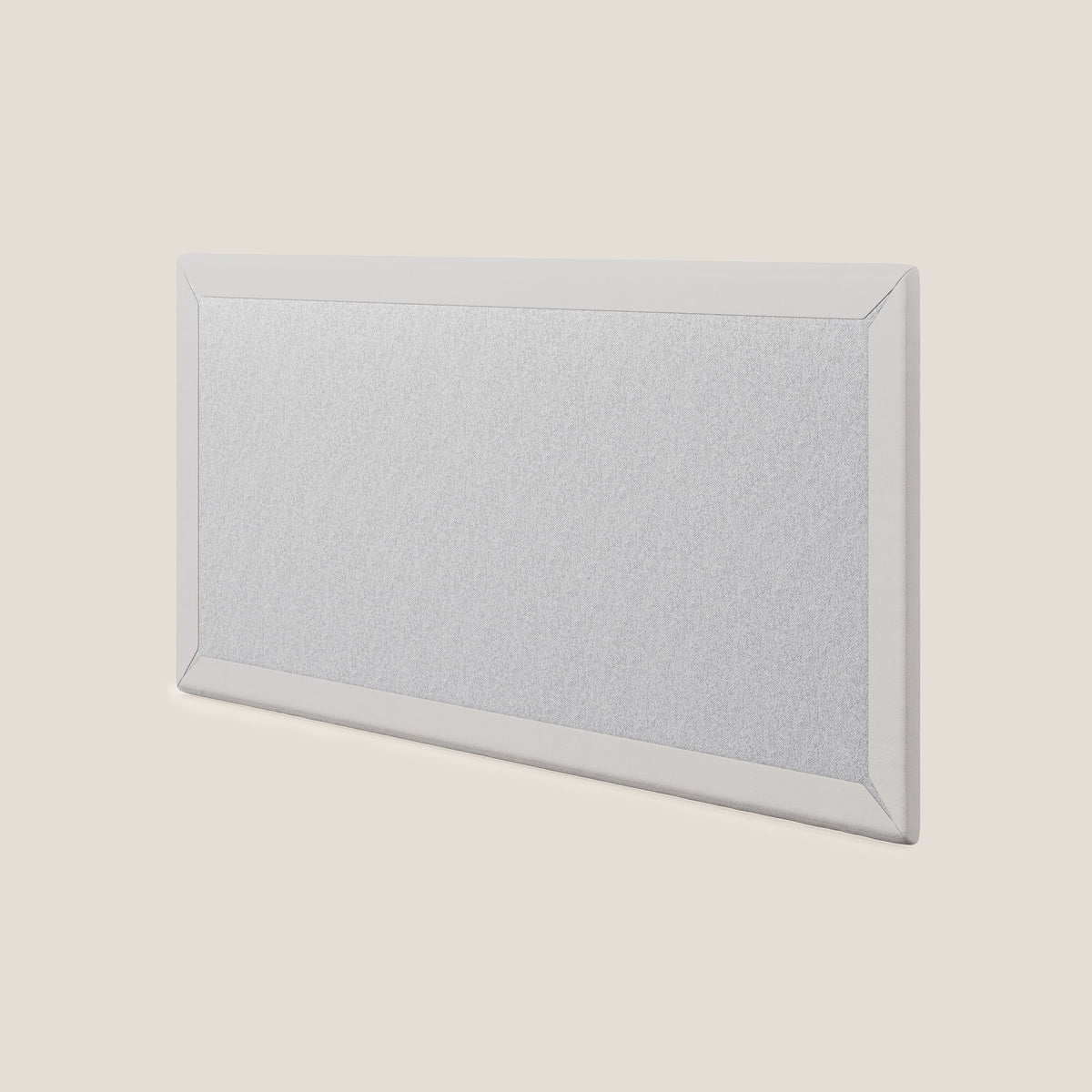 Testata pannello a muro piccola di varie dimensioni in microfibra smacchiabile T11 grigio chiaro - divitt.sbs
