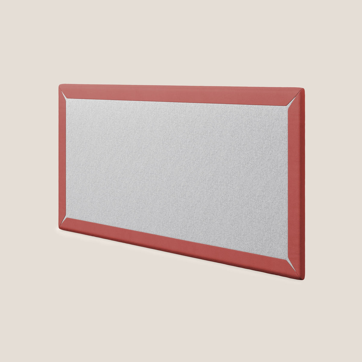Testata pannello a muro grande di varie dimensioni in morbida microfibra smacchiabile T11 rosso - divitt.sbs