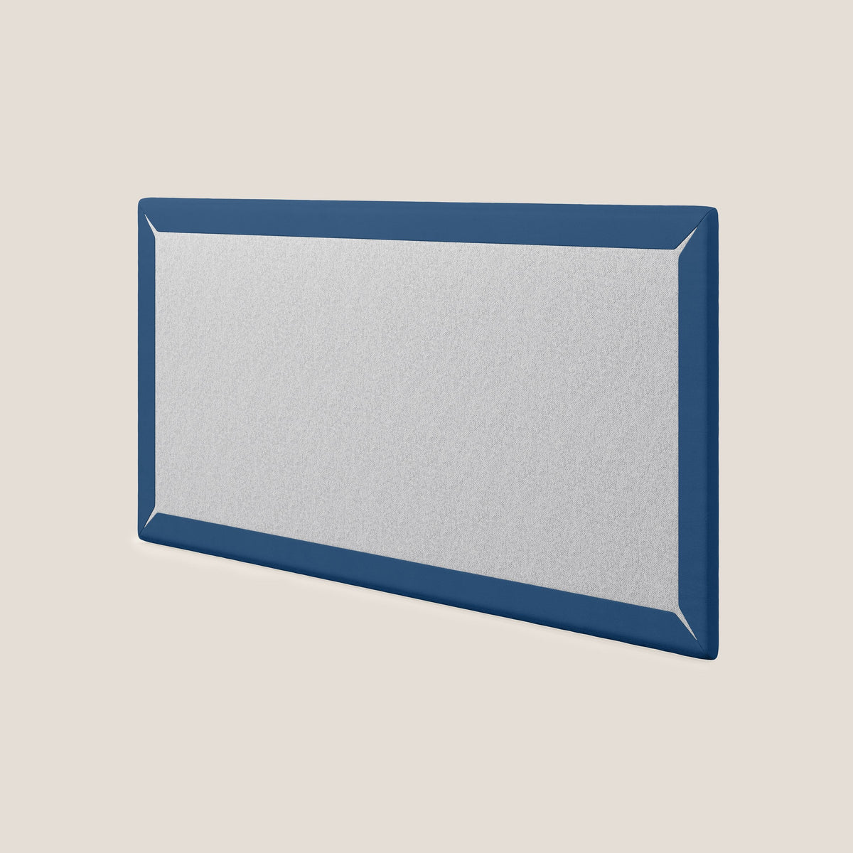 Testata pannello a muro grande di varie dimensioni in morbida microfibra smacchiabile T11 blu - divitt.sbs