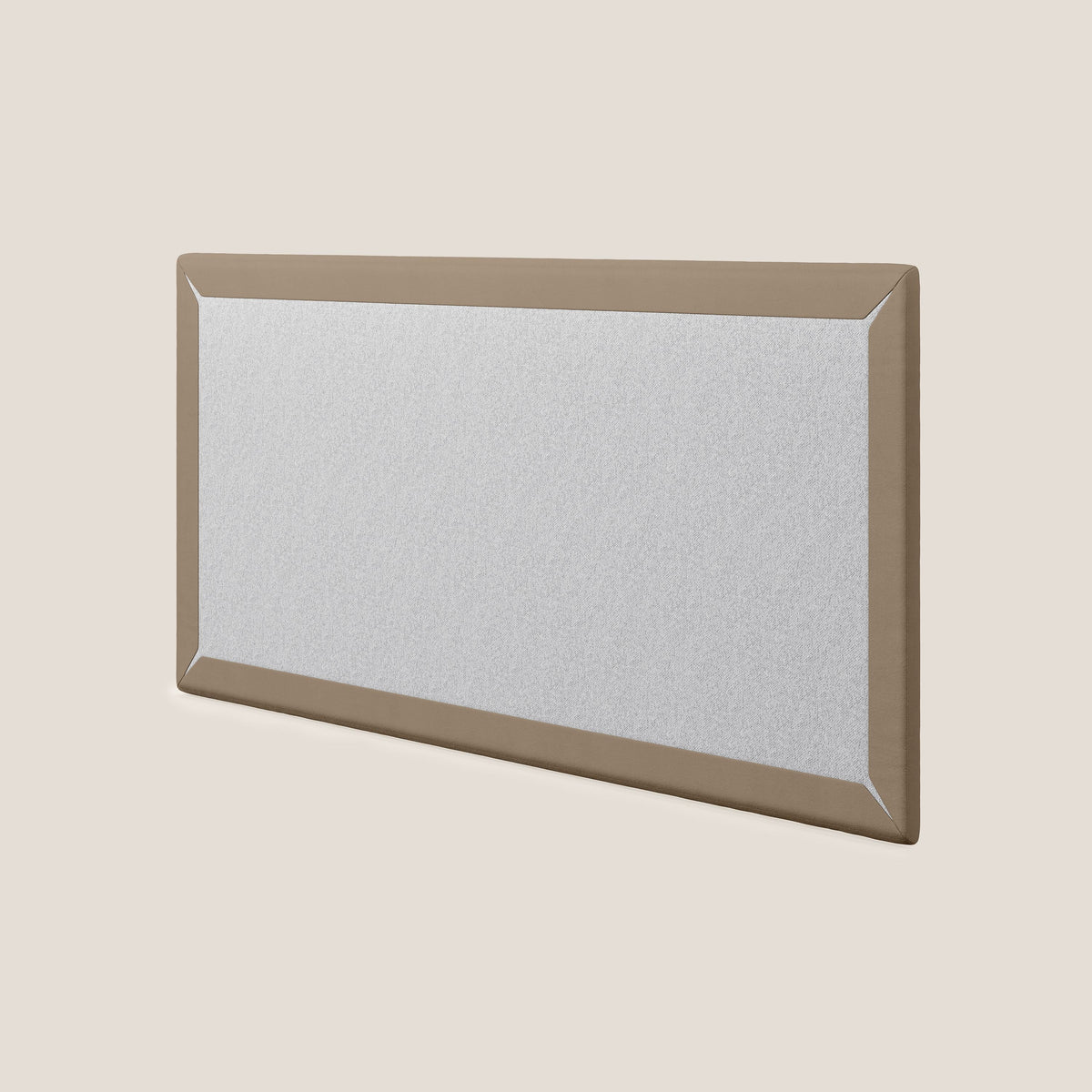 Testata pannello a muro piccola di varie dimensioni in microfibra smacchiabile T11 marrone - divitt.sbs