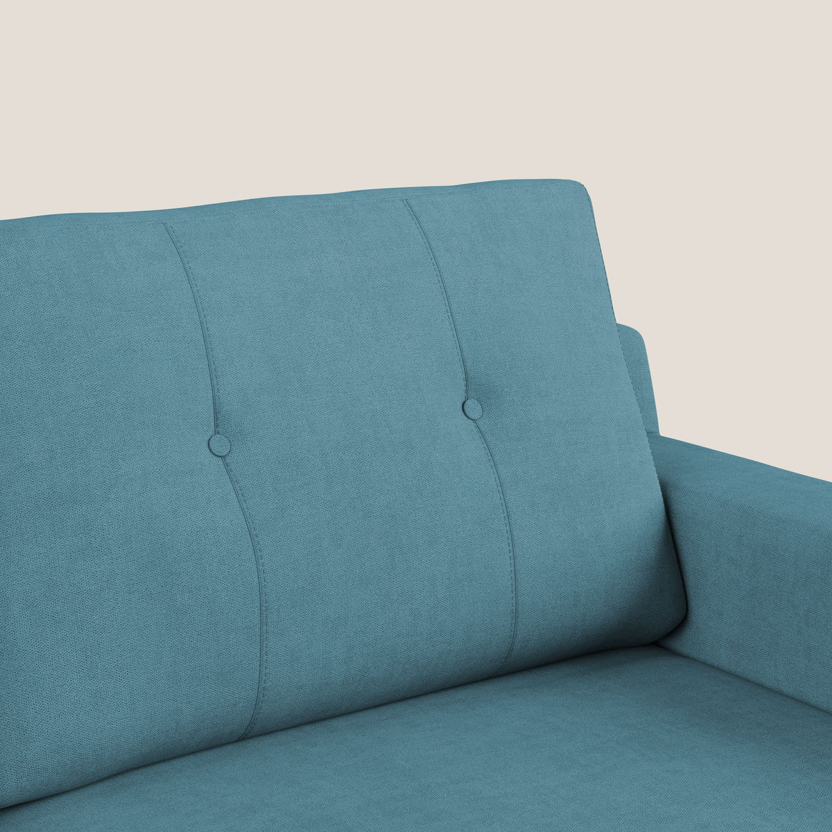 Danish divano angolare REVERSIBILE in tessuto morbido impermeabile T02 azzurro - divitt.sbs
