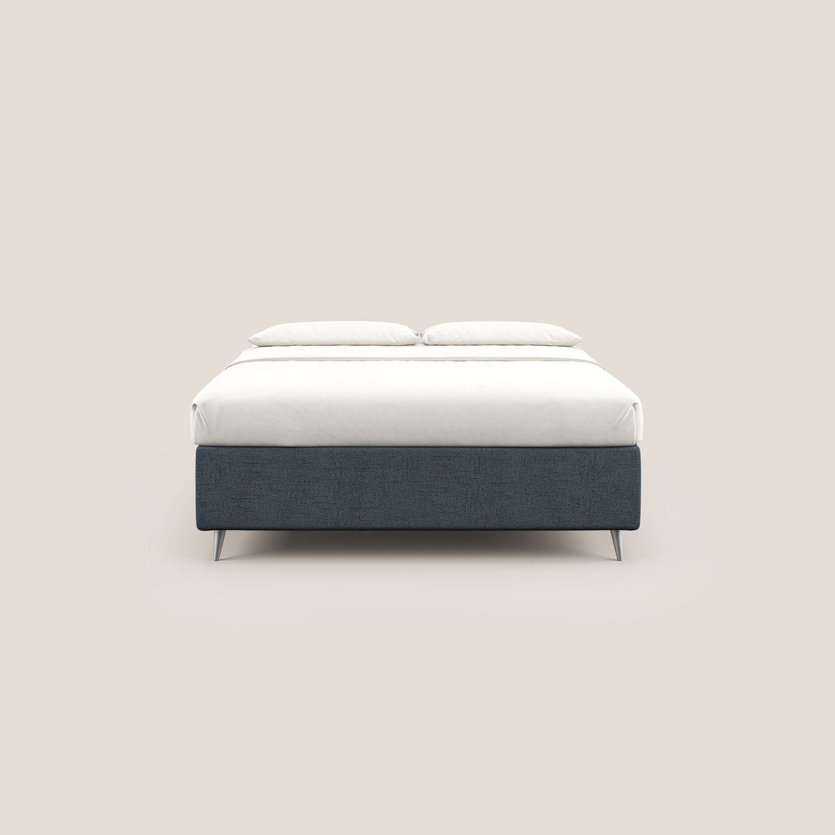 Febe sommier compatto con grande capienza del contenitore in tessuto impermeabile T03 blu - divitt.sbs