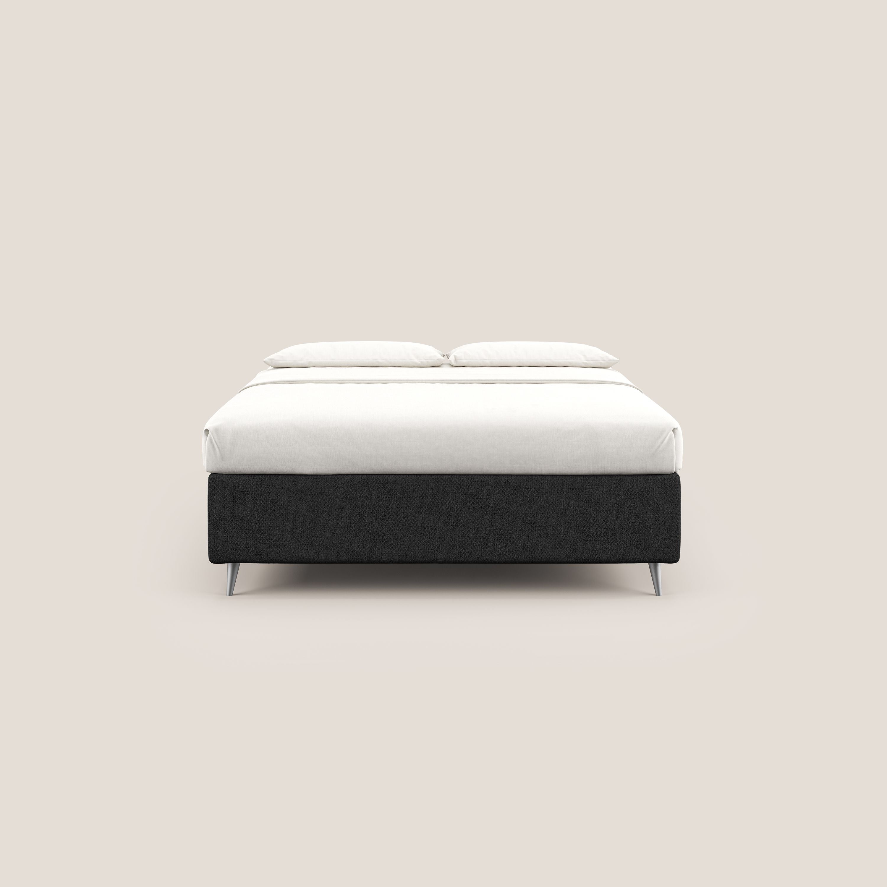 Febe sommier compatto con grande capienza del contenitore in tessuto impermeabile T03 antracite - divitt.sbs