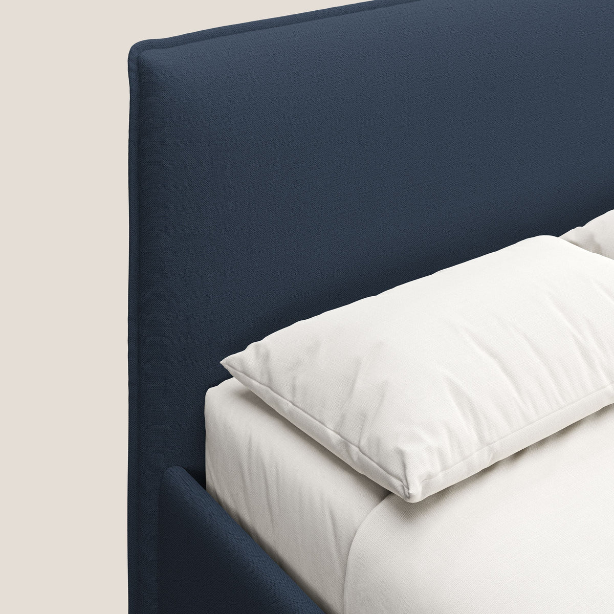 Hunter letto imbottito contenitore sfoderabile in tessuto impermeabile fiammato T19 blu - divitt.sbs