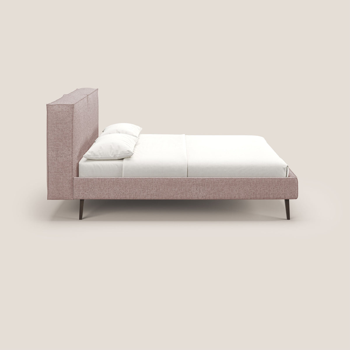 Isotta letto imbottito completamente sfoderabile in morbido tessuti impermeabile T10 rosa - divitt.sbs