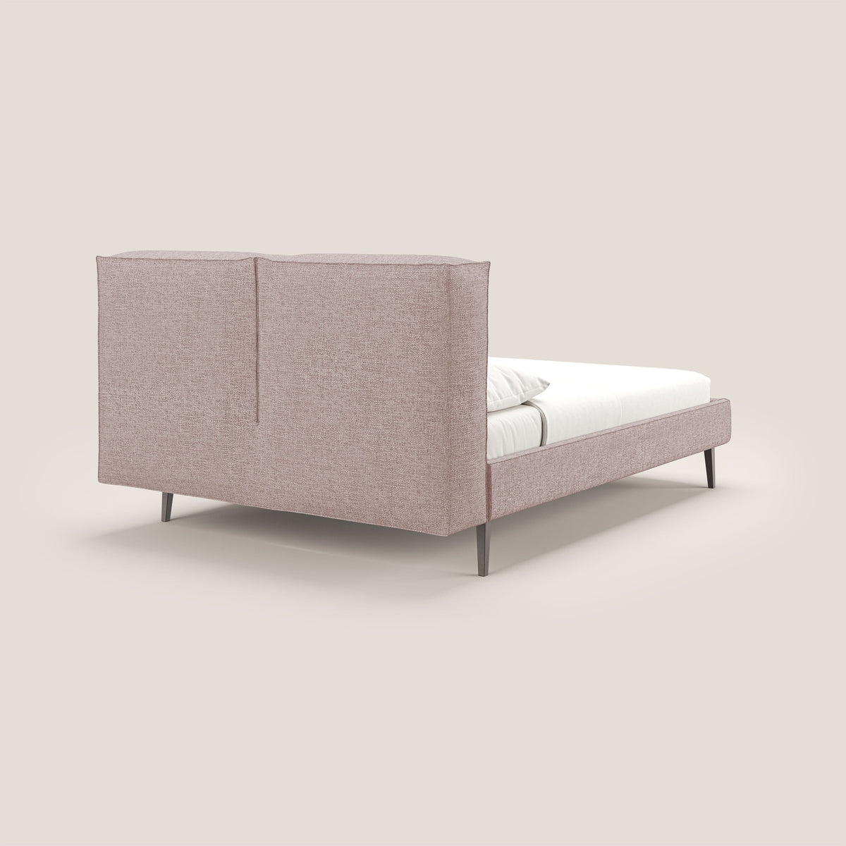 Isotta letto imbottito completamente sfoderabile in morbido tessuti impermeabile T10 rosa - divitt.sbs