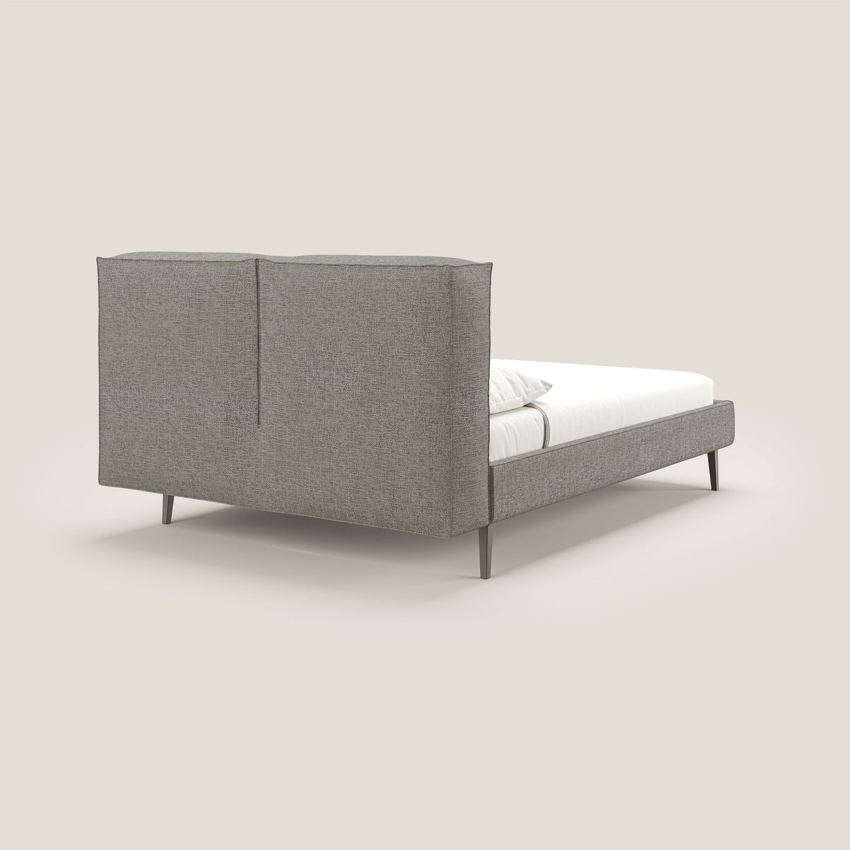 Isotta letto imbottito completamente sfoderabile in morbido tessuti impermeabile T10 talpa - divitt.sbs