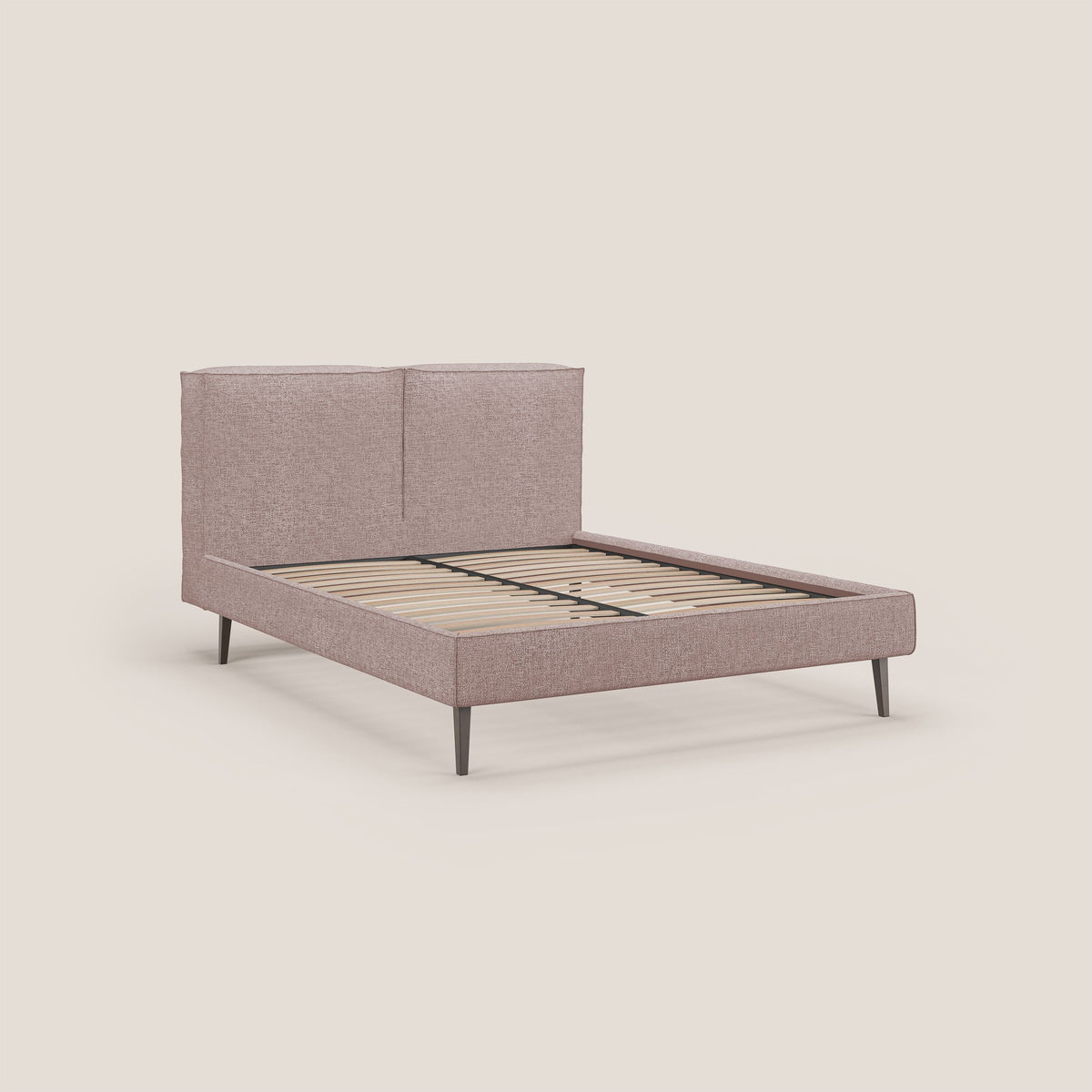Isotta letto imbottito completamente sfoderabile in morbido tessuti impermeabile T10 rosa - divitt.sbs