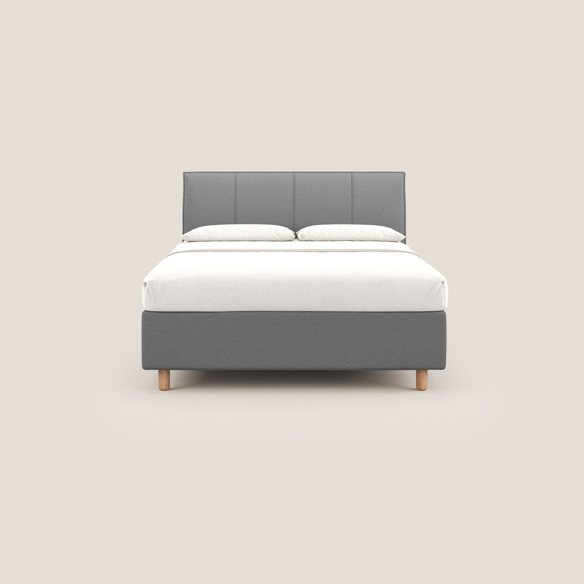Lothar letto contenitore maxi dalle dimensioni contenute in tessuto impermeabile T13 grigio - divitt.sbs