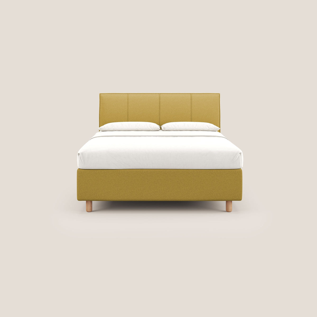 Lothar letto contenitore maxi dalle dimensioni contenute in tessuto impermeabile T13 giallo - divitt.sbs