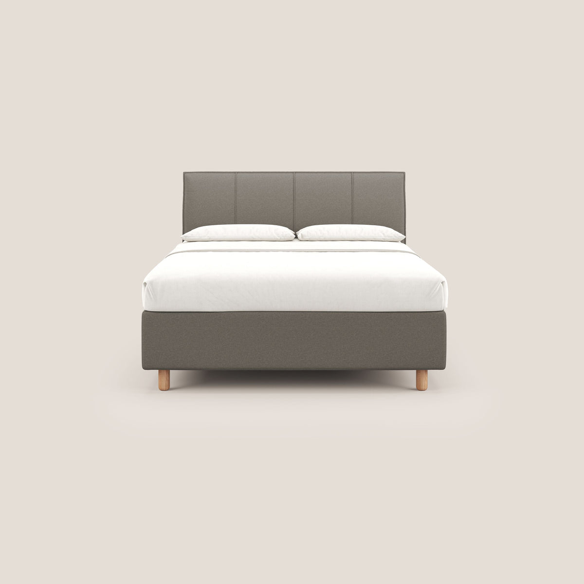 Lothar letto contenitore maxi dalle dimensioni contenute in tessuto impermeabile T13 tortora - divitt.sbs