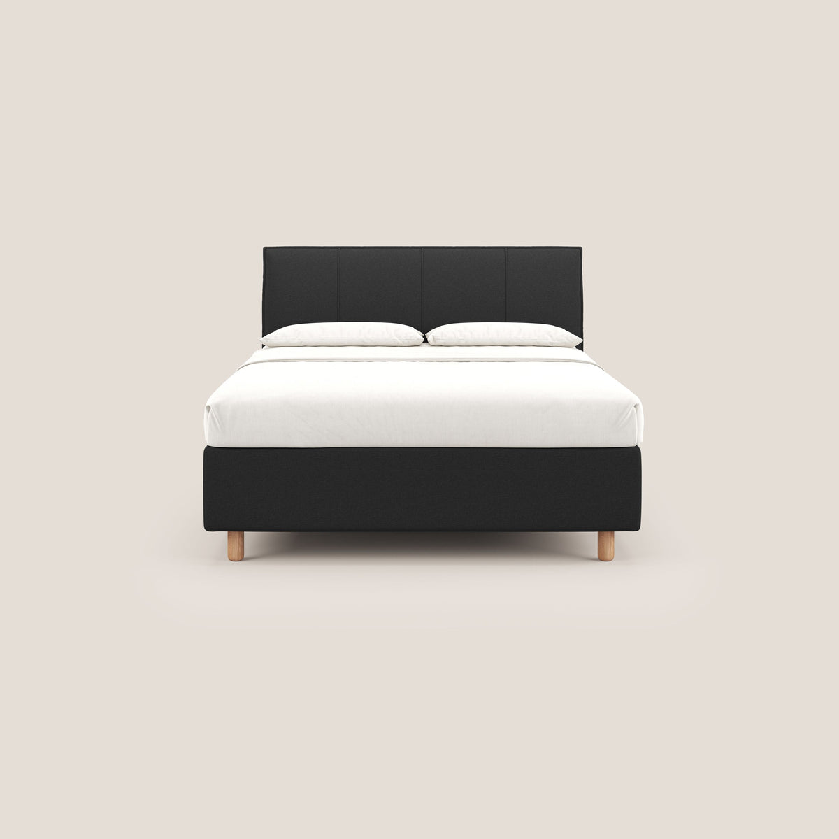 Lothar letto contenitore maxi dalle dimensioni contenute in tessuto impermeabile T13 antracite - divitt.sbs