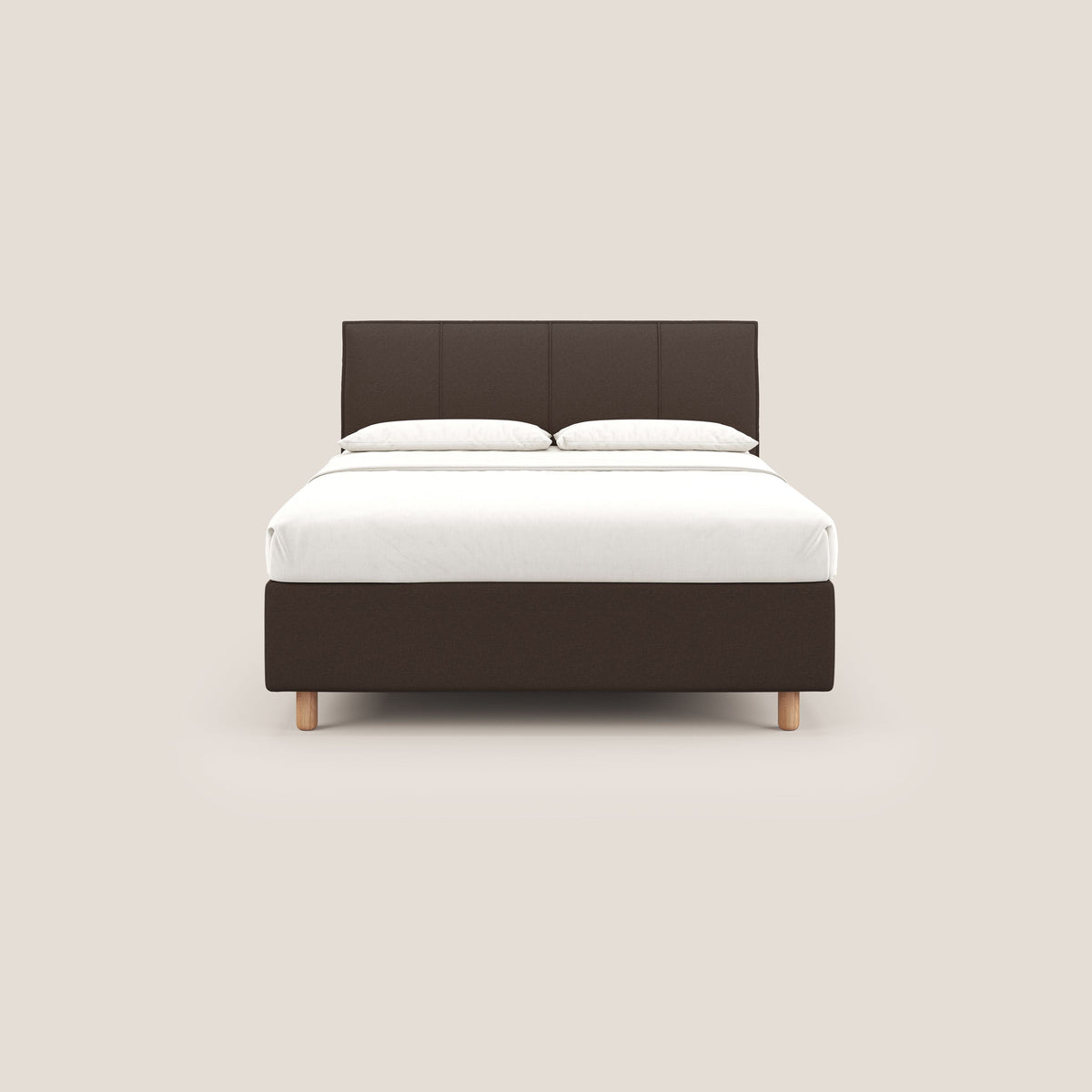Lothar letto contenitore maxi dalle dimensioni contenute in tessuto impermeabile T13 marrone - divitt.sbs