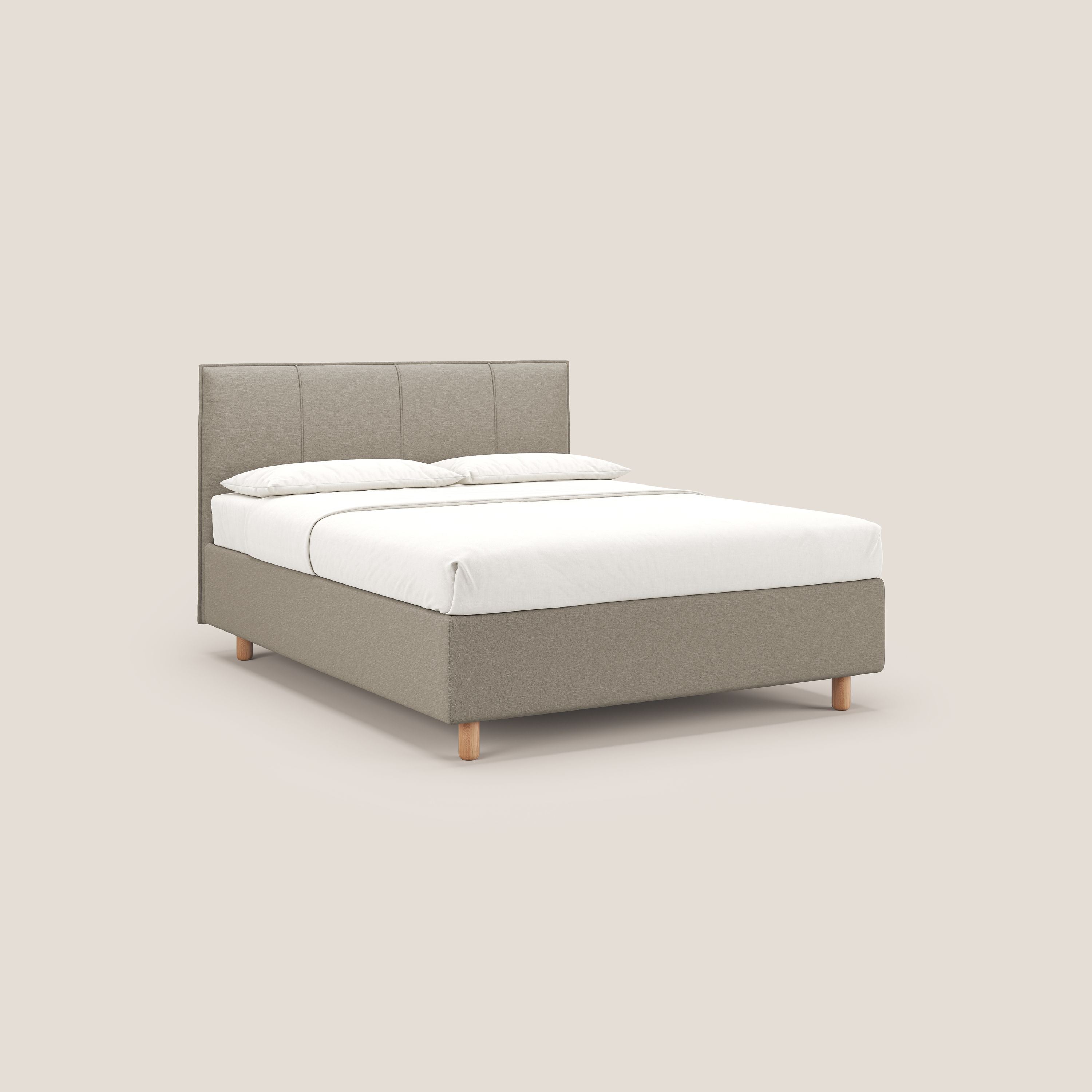 Lothar letto contenitore maxi dalle dimensioni contenute in tessuto impermeabile T13 panna - divitt.sbs