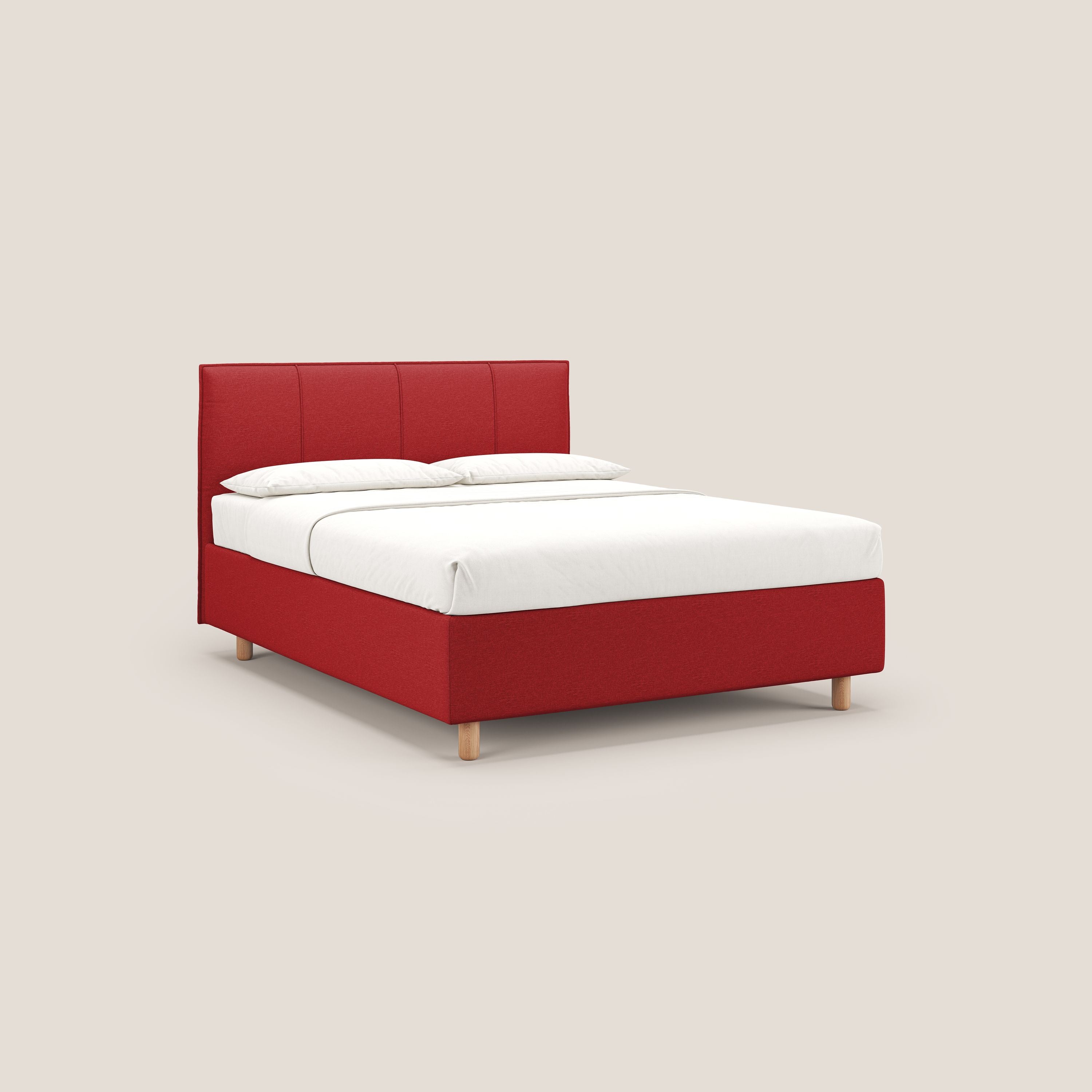 Lothar letto contenitore maxi dalle dimensioni contenute in tessuto impermeabile T13 rosso - divitt.sbs