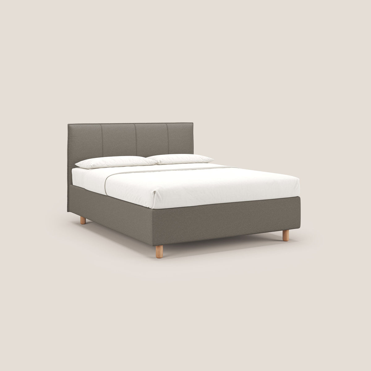 Lothar letto contenitore maxi dalle dimensioni contenute in tessuto impermeabile T13 tortora - divitt.sbs